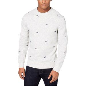 Club Room Mens Whale Embroidered Pullover Sweater, Style # 100005962